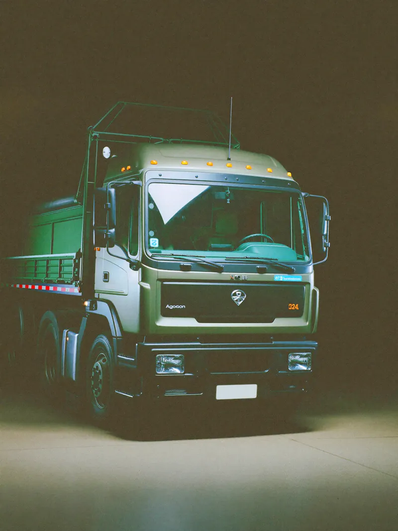Tracteur routier, haut pare-brise